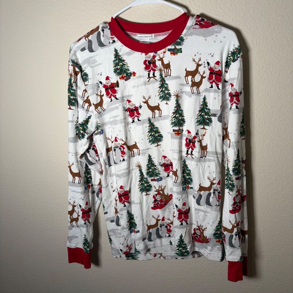 PotteryBarn Kid's Pajama Adult Large Christmas Holiday Long Sleeve Matching - Picture 3 of 11